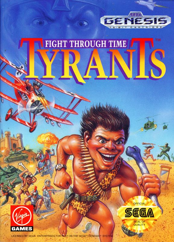 Mega-Lo-Mania box art for Sega Mega Drive
